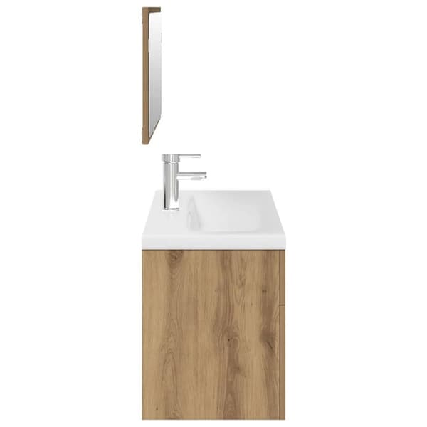 vidaXL Badrumsmöbler set 3 delar artisan ek konstruerat trä