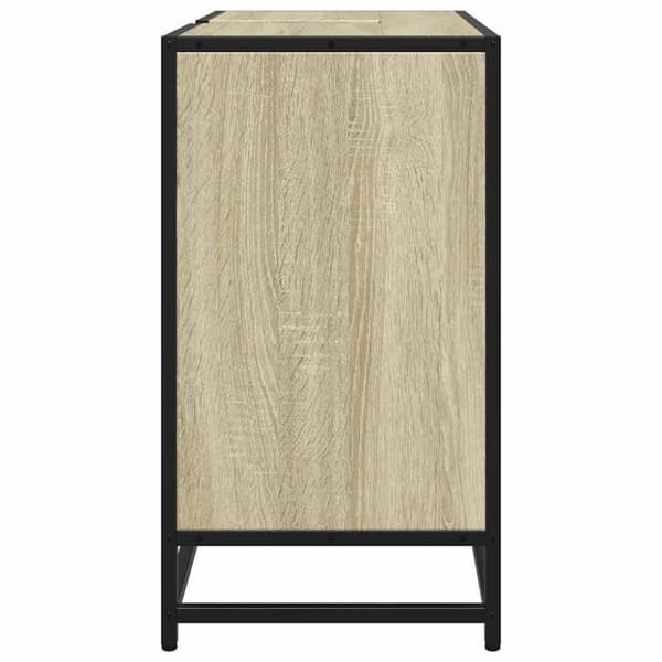 vidaXL Servantskap sonoma eik 65x33x60 cm konstruert tre