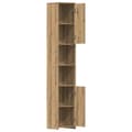 Miniatyrbilde 6 av 11: vidaXL Baderomsskap artisan eik 30x30x183,5 cm konstruert tre