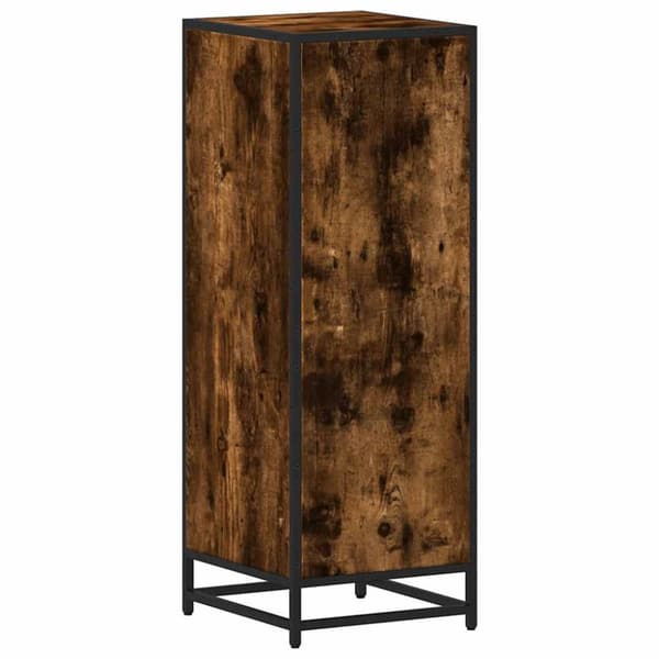 vidaXL Baderomsskap røkt eik 35x37,5x100 cm konstruert tre