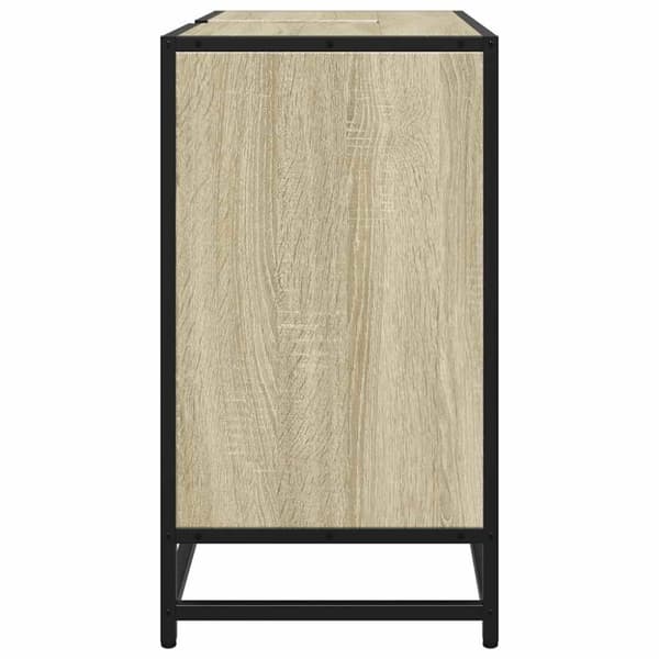 vidaXL underskab til badeværelse 65x33x60 cm konstrueret træ sonoma-eg