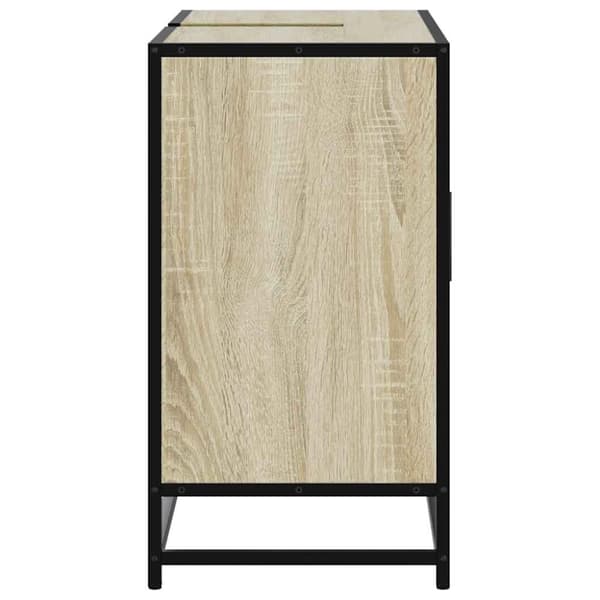 vidaXL Servantskap sonoma eik 80x33x60 cm konstruert tre