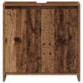 Pikkukuva 6 / 11: vidaXL Kylpyhuoneen pesuallaskaappi vanhaa puuta 60x33x60 cm