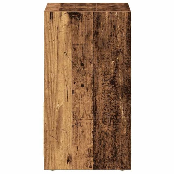 vidaXL Kylpyhuoneen pesuallaskaappi vanhaa puuta 60x33x60 cm