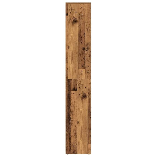 vidaXL Baderomsskap gammelt tre 30x30x183,5 cm konstruert tre