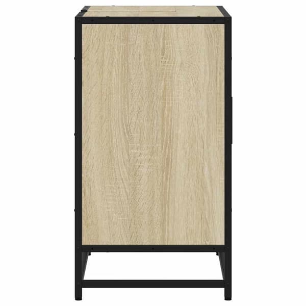 vidaXL Servantskap sonoma eik 65x33x60 cm konstruert tre