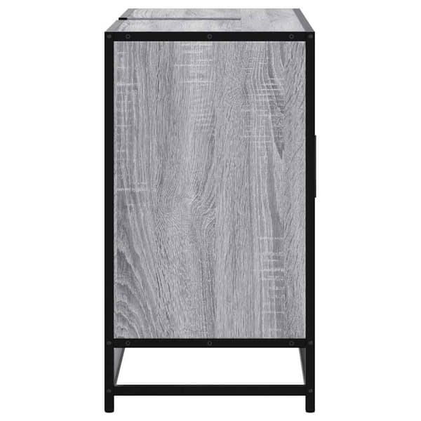 vidaXL Servantskap grå sonoma 80x33x60 cm konstruert tre