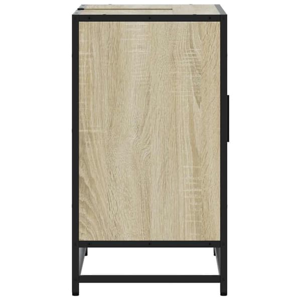 vidaXL underskab til badeværelse 65x33x60 cm konstrueret træ sonoma-eg