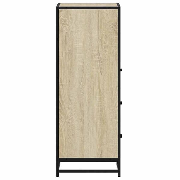 vidaXL Baderomsskap sonoma eik 35x37,5x100 cm konstruert tre