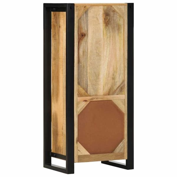 vidaXL Kylpyhuonekaappi 40x30x90 cm Massiivipuuta Karkea Mango