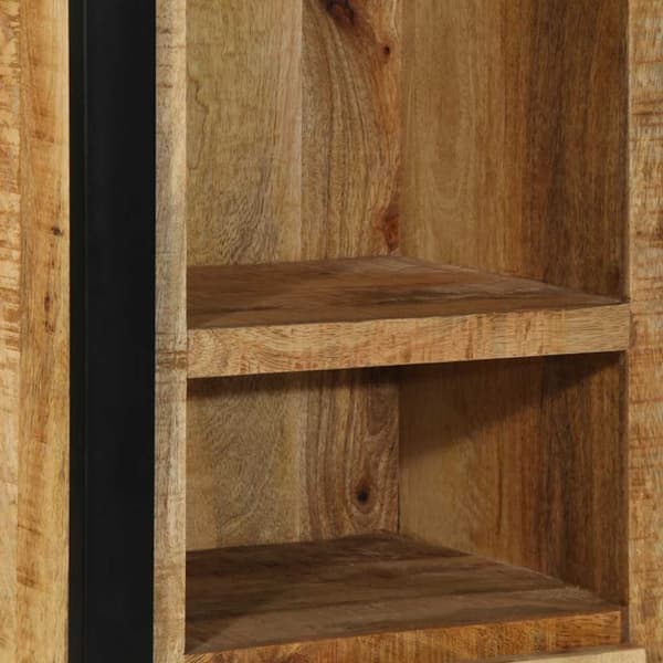 vidaXL Kylpyhuonekaappi 40x30x90 cm Massiivipuuta Karkea Mango