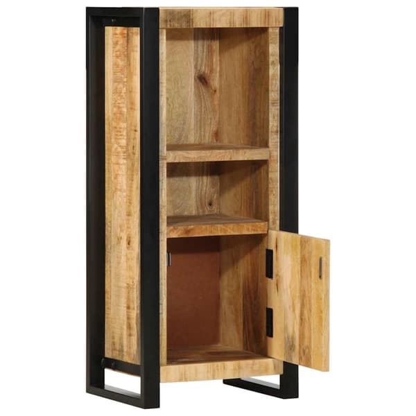 vidaXL Kylpyhuonekaappi 40x30x90 cm Massiivipuuta Karkea Mango