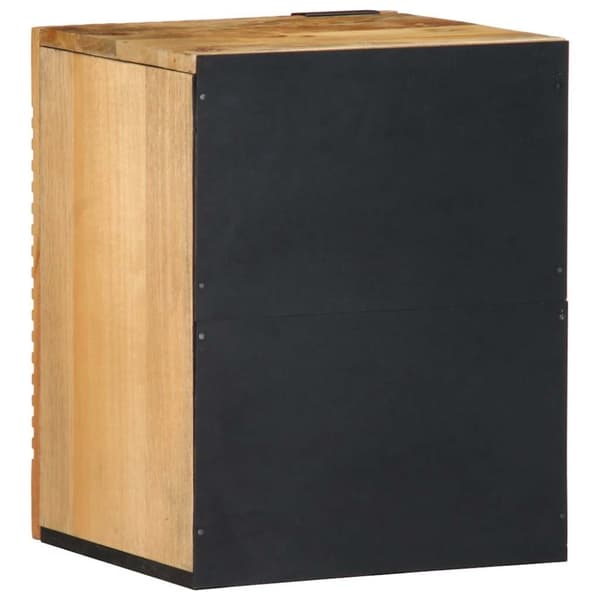 vidaXL Hengende baderomsskap brun 38x33,5x48 cm heltre mango