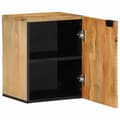 Miniatyrbilde 1 av 10: vidaXL Hengende baderomsskap brun 38x33,5x48 cm heltre mango
