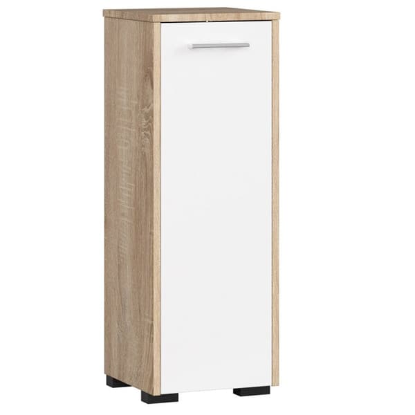 PYSYVÄ KAAPPI KYLPPÄRILLE FIN S30 1D TAMMI SONOMA / VALKOINEN