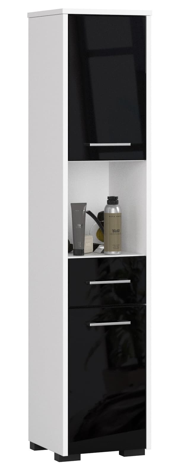 REGALE BADEVÆRELSE FIN SÆBE 30 2D 1S 1W 140cm SORT GLAT