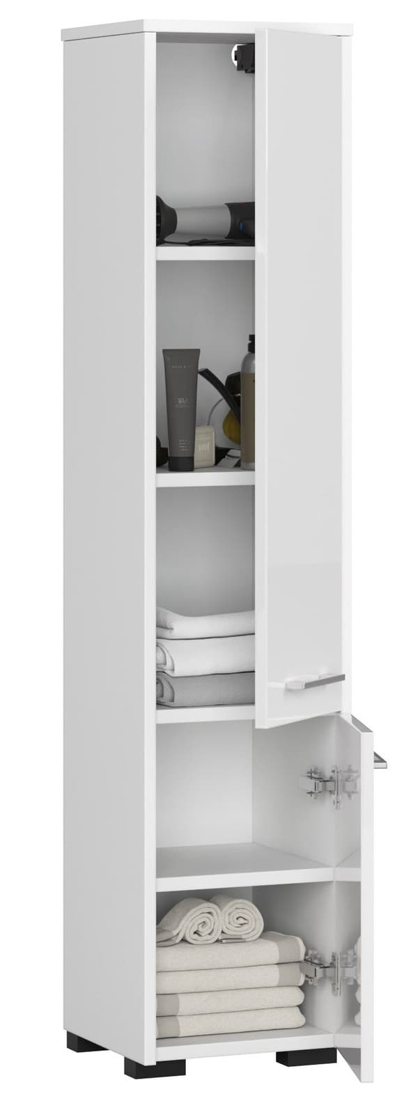 REGALE BADRUM FIN STÄNGD 30 2D 140cm VIT BLANK