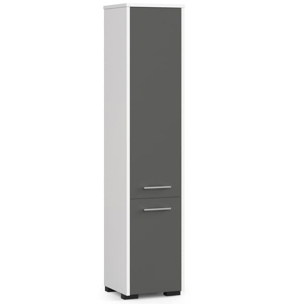 REGALE BADRUM FIN STÄLL 30 2D 140cm VIT / GRÅ