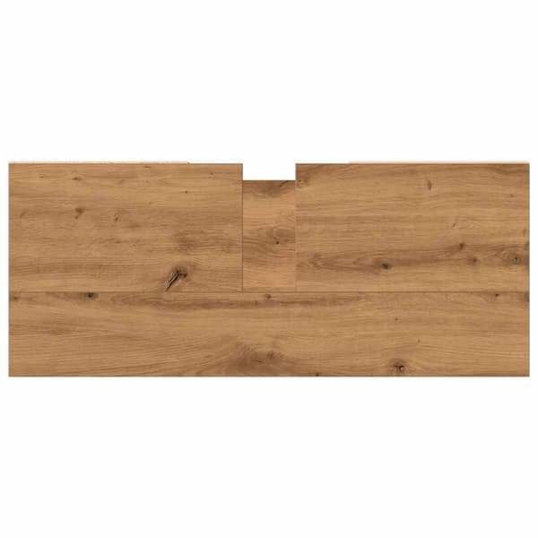 vidaXL badeværelsesskab 80x33x60 cm konstrueret træ kunsteg