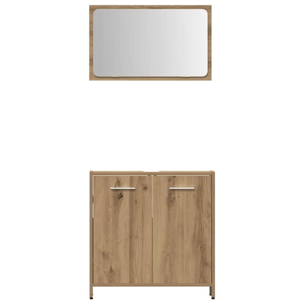 vidaXL Badrumsmöbler set 4 delar artisan ek konstruerat trä