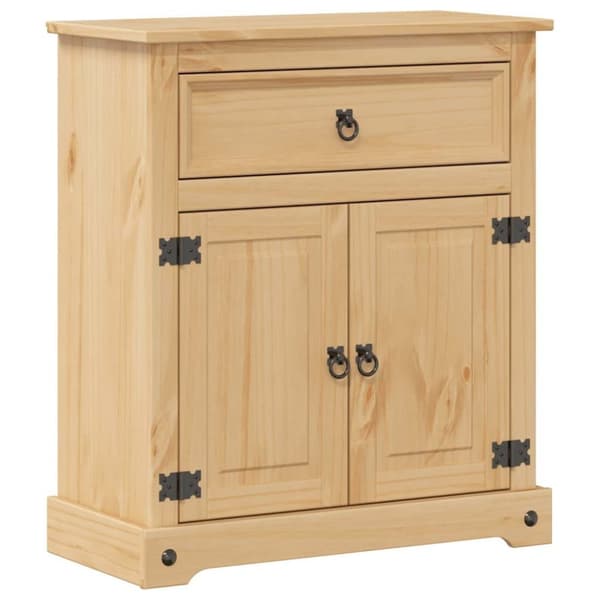 vidaXL Baderomsskap 3 stk Corona heltre furu