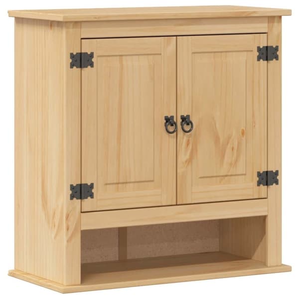 vidaXL Baderomsskap 3 stk Corona heltre furu