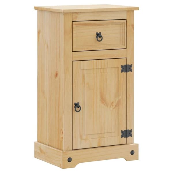 vidaXL Baderomsskap 3 stk Corona heltre furu