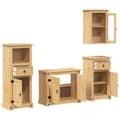 Miniatyrbilde 5 av 11: vidaXL Baderomsskap 4 stk Corona heltre furu