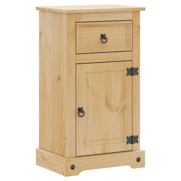 vidaXL Baderomsskap 4 stk Corona heltre furu
