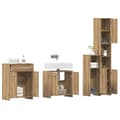 Miniatyrbilde 4 av 11: vidaXL Baderomsmøbler 4 deler artisan eik konstruert tre