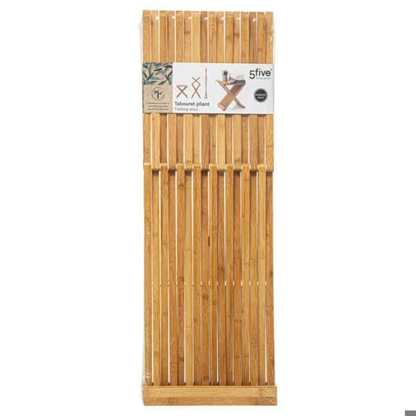Fällbar bambustol - Naturlig - Samtida - Design