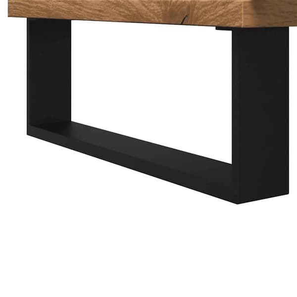 vidaXL underskab til badeværelse 65x33x60 cm konstrueret træ kunsteg