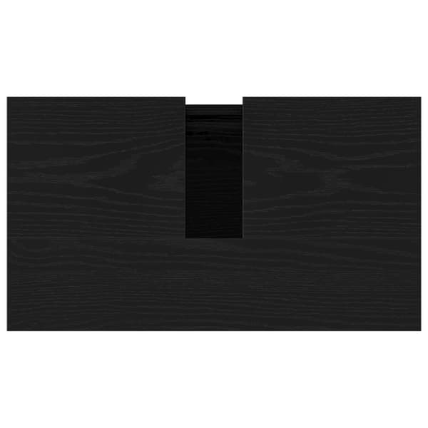 vidaXL Baderomsskap Svart Eik 58x33x60 cm Konstruert Tre