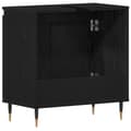 Miniatyrbilde 9 av 11: vidaXL badekabinett svart eik 58x33x60 cm konstruert tre