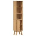 Miniatyrbilde 6 av 11: vidaXL Baderomsskap Brun 35x30x159 cm Solid Furutre