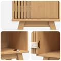 Miniatyrbilde 10 av 11: vidaXL Baderomsskap Brun 35x30x159 cm Solid Furutre