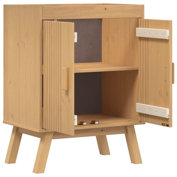 vidaXL Pesualtaiden Aluskaappi 114x43x73,5 cm Täysipuu Mänty