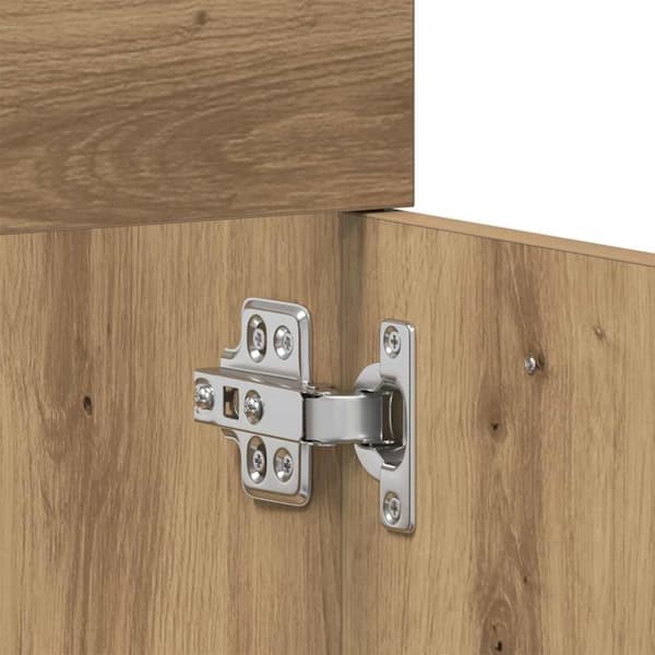 vidaXL Servantskap artisan eik 60x38,5x46 cm konstruert tre