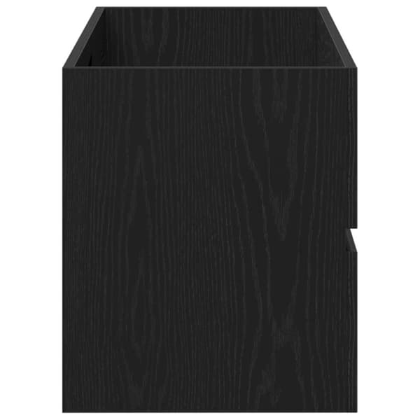 vidaXL Allaskaappi musta tammi 100x38,5x45 cm tekninen puu