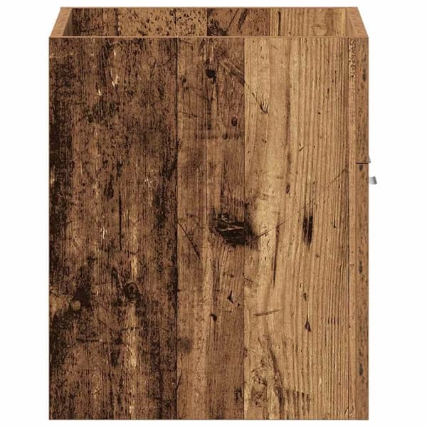 vidaXL badeværelsesvaskeskab 60x38,5x46 cm konstrueret træ antikt træ