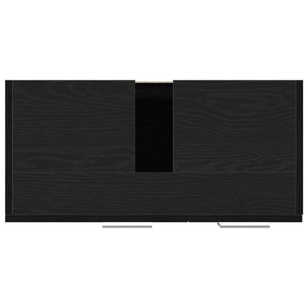 vidaXL underskab til håndvask 63x30x54 cm konstrueret træ sort egetræ