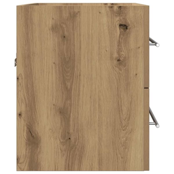 vidaXL Tvättställsskåp artisan ek 60x38,5x48 cm konstruerat trä