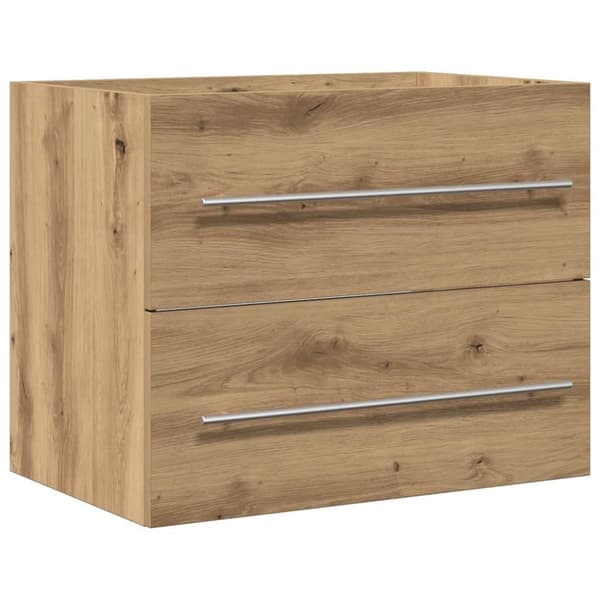 vidaXL Badeservantskap artisan eik 60x38,5x48 cm konstruert tre