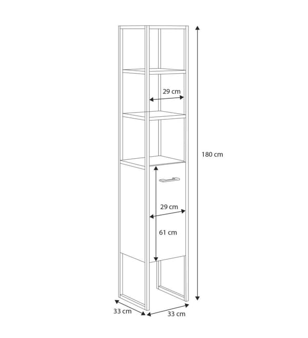 Aura loft badrumshylla