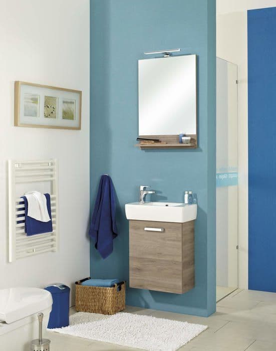 Pelipal - 313014510 - 313 Offenbach Tvättställsunderskåp, Trä, San Remo Imitation ek Terra Tvärgående, 45x51x24 cm