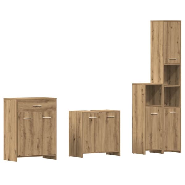Badrumsmöbler set 4 delar artisan ek konstruerat trä