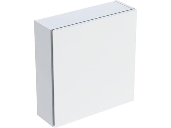 Overskab iCon kvadratisk m/låge hvid mat