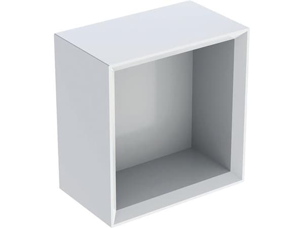 Vägglåda iCon fyrkantig vit glansig
