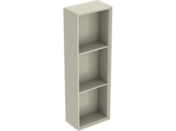 Reol iCon rektangulær sand-grå blank