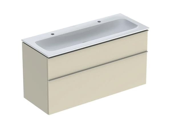 Möbelset iCon smal 2 lådor 120x63 sandgrå